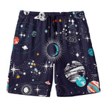 Universe Galaxy Outer Space Print Men's Swim Trunks