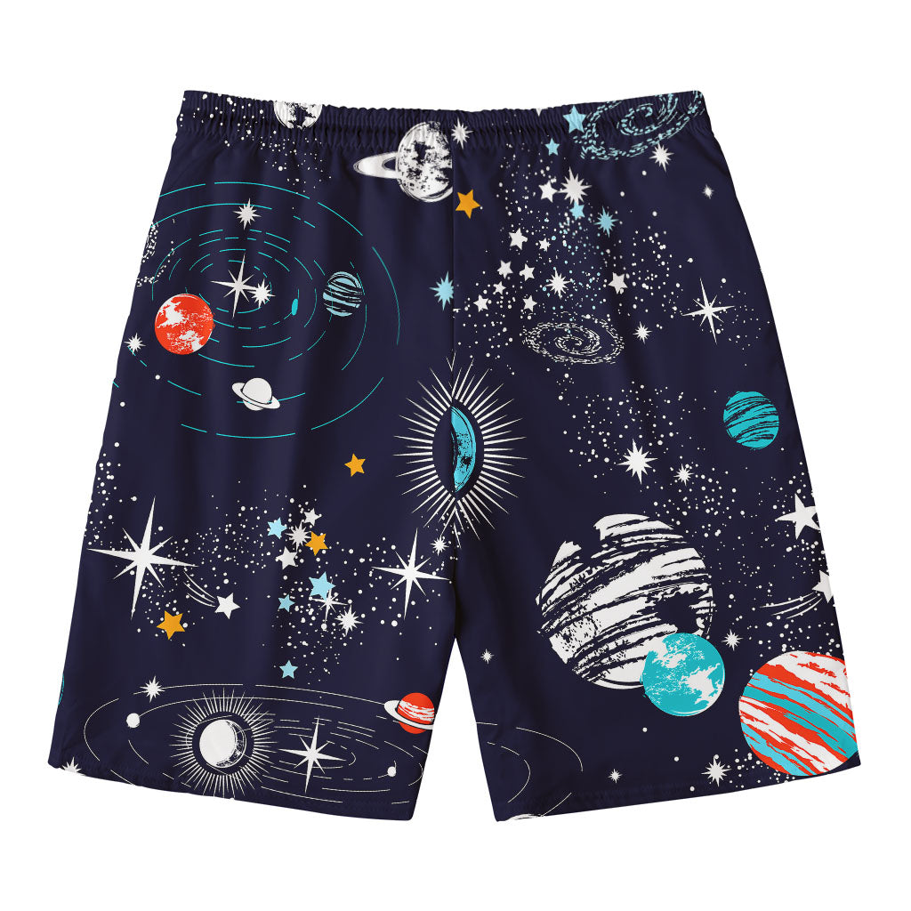 Universe Galaxy Outer Space Print Men's Swim Trunks