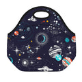 Universe Galaxy Outer Space Print Neoprene Lunch Bag
