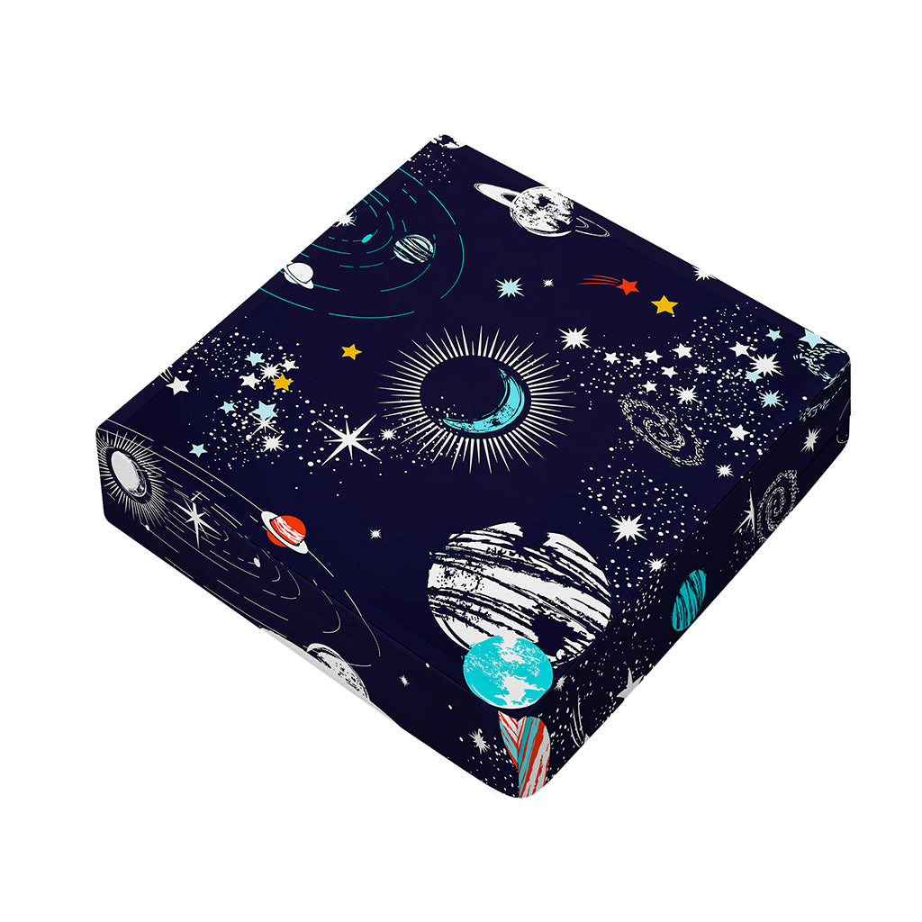 Universe Galaxy Outer Space Print Outdoor Seat Cushion Cover