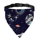 Universe Galaxy Outer Space Print Over The Collar Dog Bandana