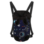 Universe Galaxy Outer Space Print Pet Carrier Backpack