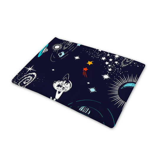 Universe Galaxy Outer Space Print Pet Cooling Mat Cover