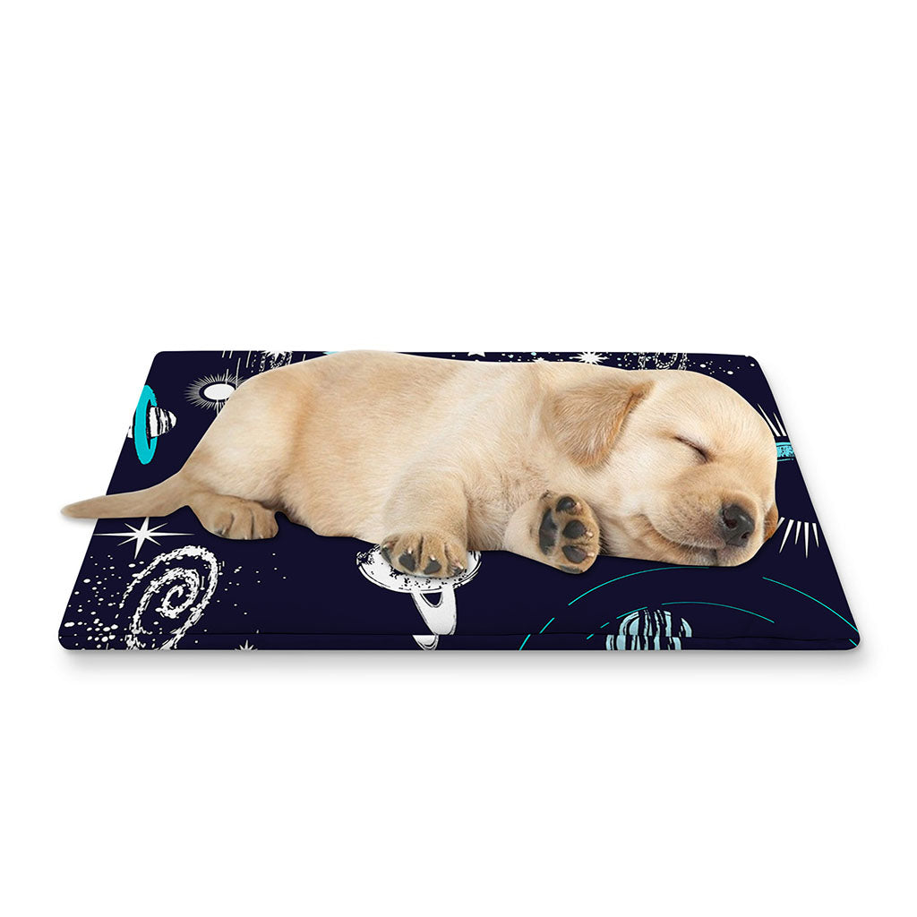Universe Galaxy Outer Space Print Pet Cooling Mat Cover