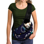 Universe Galaxy Outer Space Print Pet Sling Carrier
