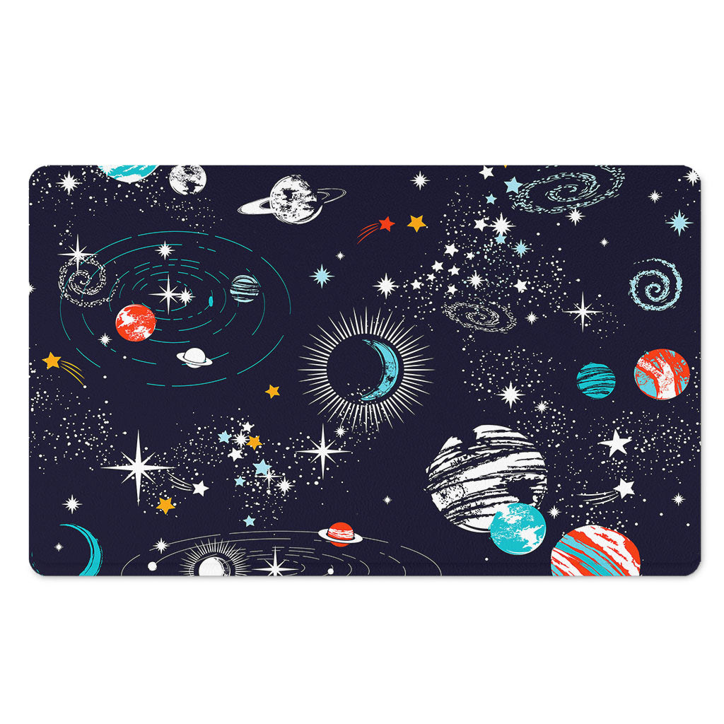 Universe Galaxy Outer Space Print Polyester Doormat