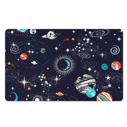 Universe Galaxy Outer Space Print Polyester Doormat