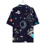 Universe Galaxy Outer Space Print Rayon Hawaiian Shirt