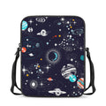 Universe Galaxy Outer Space Print Rectangular Crossbody Bag