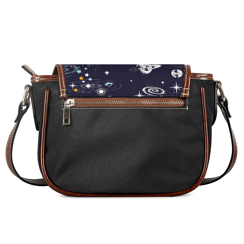 Universe Galaxy Outer Space Print Saddle Bag