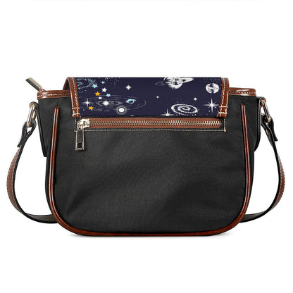 Universe Galaxy Outer Space Print Saddle Bag