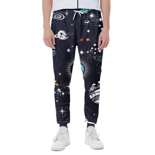 Universe Galaxy Outer Space Print Scuba Joggers