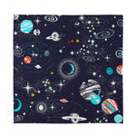 Universe Galaxy Outer Space Print Silk Bandana