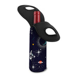 Universe Galaxy Outer Space Print Single Neoprene Wine Tote