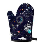 Universe Galaxy Outer Space Print Single Oven Mitt