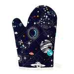 Universe Galaxy Outer Space Print Single Oven Mitt