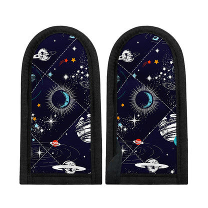 Universe Galaxy Outer Space Print Skillet Handle Cover