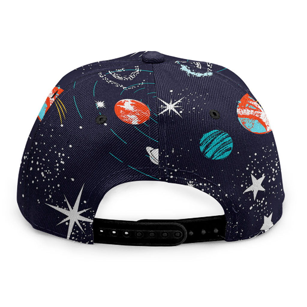 Universe Galaxy Outer Space Print Snapback Cap