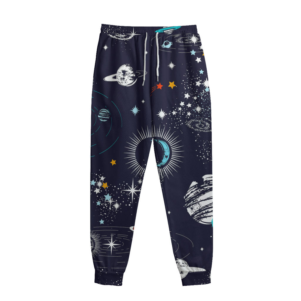 Universe Galaxy Outer Space Print Sweatpants