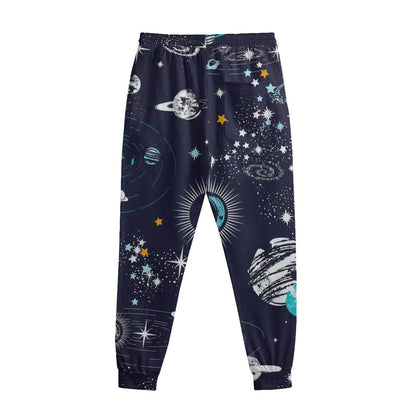 Universe Galaxy Outer Space Print Sweatpants