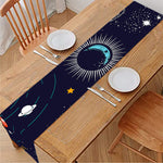 Universe Galaxy Outer Space Print Table Runner