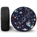Universe Galaxy Outer Space Print Tire Cover