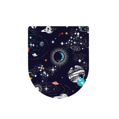 Universe Galaxy Outer Space Print Toilet Lid Cover
