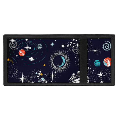 Universe Galaxy Outer Space Print Trifold Wallet