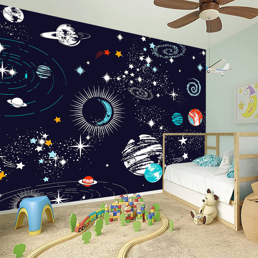 Universe Galaxy Outer Space Print Wall Sticker