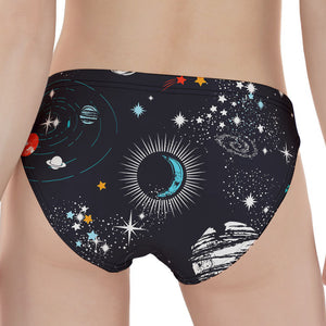 Universe Galaxy Outer Space Print Women's Panties