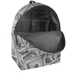 US Dollar Pattern Print Backpack