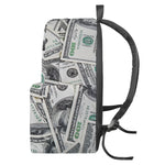 US Dollar Pattern Print Backpack