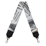 US Dollar Pattern Print Bag Strap