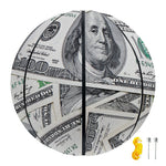 US Dollar Pattern Print Basketball