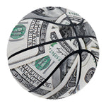 US Dollar Pattern Print Basketball