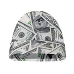 US Dollar Pattern Print Beanie