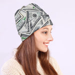 US Dollar Pattern Print Beanie