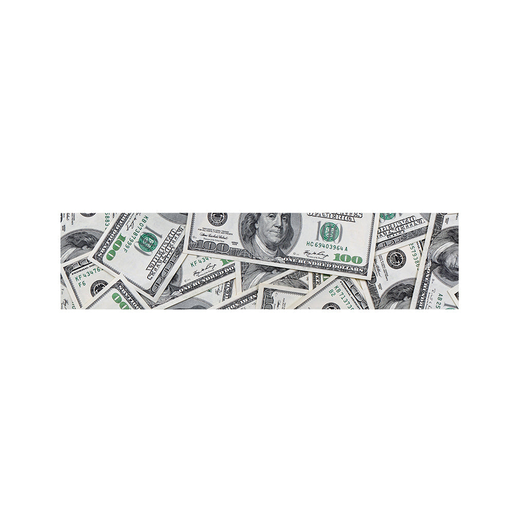 US Dollar Pattern Print Bed Runner