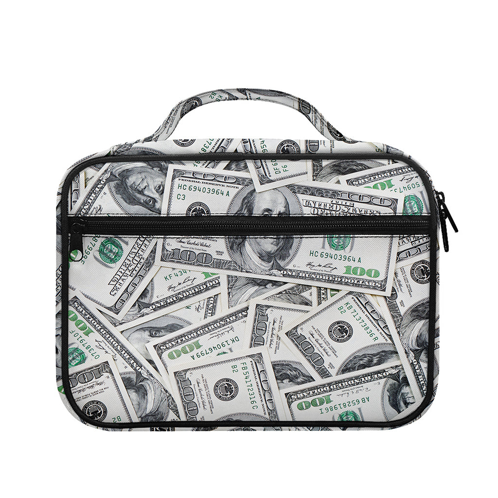 US Dollar Pattern Print Briefcase Bible Bag