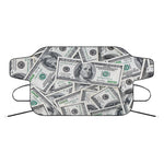 US Dollar Pattern Print Car Windshield Snow Cover