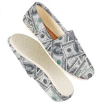 US Dollar Pattern Print Casual Shoes