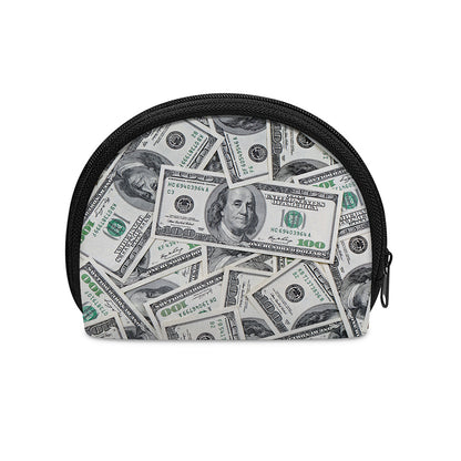 US Dollar Pattern Print Coin Purse