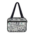 US Dollar Pattern Print Double Strap Bible Bag