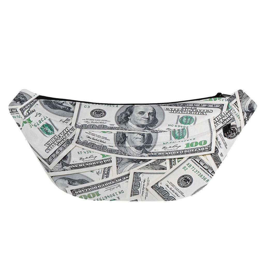 US Dollar Pattern Print Fanny Pack