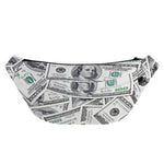 US Dollar Pattern Print Fanny Pack