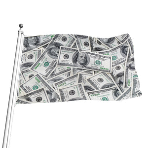 US Dollar Pattern Print Flag