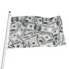 US Dollar Pattern Print Flag
