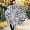 US Dollar Pattern Print Foldable Umbrella