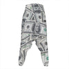 US Dollar Pattern Print Hammer Pants