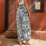 US Dollar Pattern Print Harem Pants